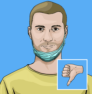 How to wear a mask